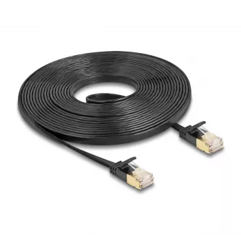 Tinklo kabelis DeLOCK RJ45 Cat.6A kištukas-kištukas U/FTP 5 m juodas