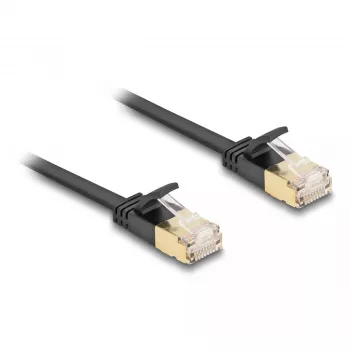 Tinklo kabelis DeLOCK RJ45 Cat.6A kištukas-kištukas U/FTP 5 m juodas