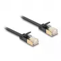 Tinklo kabelis DeLOCK RJ45 Cat.6A kištukas-kištukas U/FTP 5 m juodas