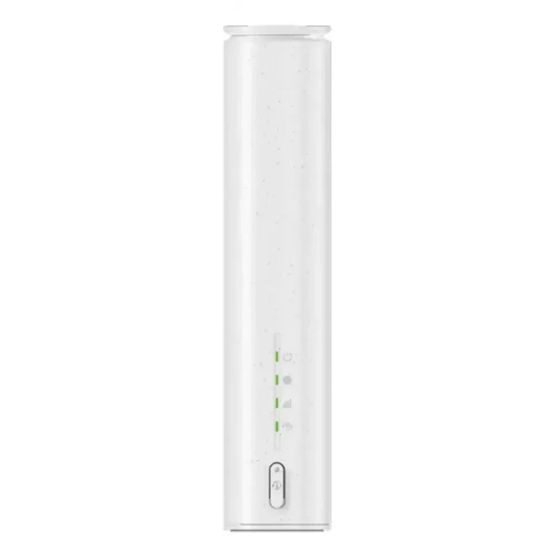 Stalinis 5G maršrutizatorius Telekom Zyxel NR5111, dviejų juostų 2,4/5 GHz, Wi‑Fi 6, Gigabit Ethernet, 3000 Mbps, baltas