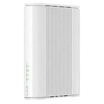Stalinis 5G maršrutizatorius Telekom Zyxel NR5111, dviejų juostų 2,4/5 GHz, Wi‑Fi 6, Gigabit Ethernet, 3000 Mbps, baltas