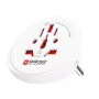 Kelioninis adapterio kištukas SKROSS World to Europe – universalus įėjimas į europinį lizdą, baltas, 64×58×47 mm