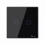 Touch jungiklis Sonoff T3 EU TX WiFi RF 433 2 kanalų – sieninis išmanusis jungiklis, EU jutiklinis skydelis
