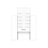 Prie sienos montuojamas pagrindas Sonoff RM433 RM433R2-BASE nuotolinio valdymo pulto laikiklis