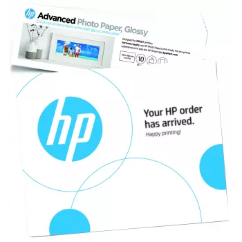 HP Advanced Photo Paper Glossy blizgus fotopopierius 65 lb 4 x 12 col. (101 x 305 mm) 10 lapų