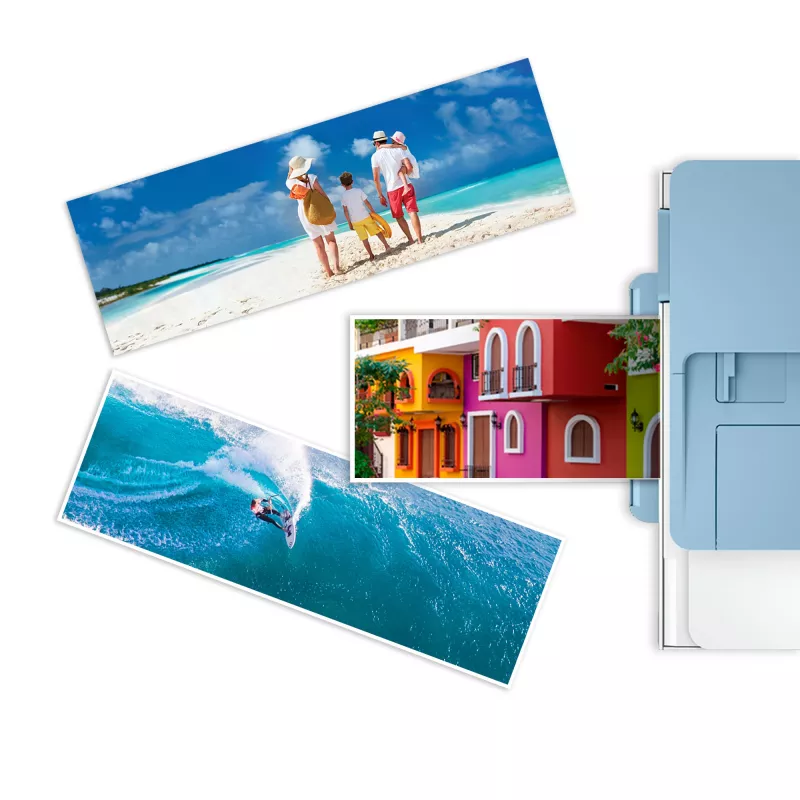 HP Advanced Photo Paper Glossy blizgus fotopopierius 65 lb 4 x 12 col. (101 x 305 mm) 10 lapų