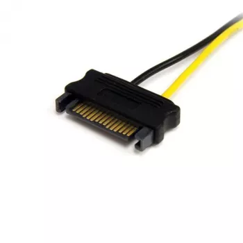 StarTech.com 6 colių SATA maitinimo į 8 kontaktų PCI Express vaizdo plokštės maitinimo adapterio laidas