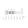 InLine kabelio įvadas nylon IP68 3.5 - 6 mm juodas 10 vnt., Neoprenas, Nailonas, Juoda, 43 g, 80 mm, 120 mm, 25 mm