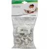 Kabelio spaustukas apvalus InLine 44020B 8 mm baltas 100 vnt.