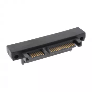 InLine SATA adapteris, M/F, 22 kontaktų (15+7), žemyn lenktas