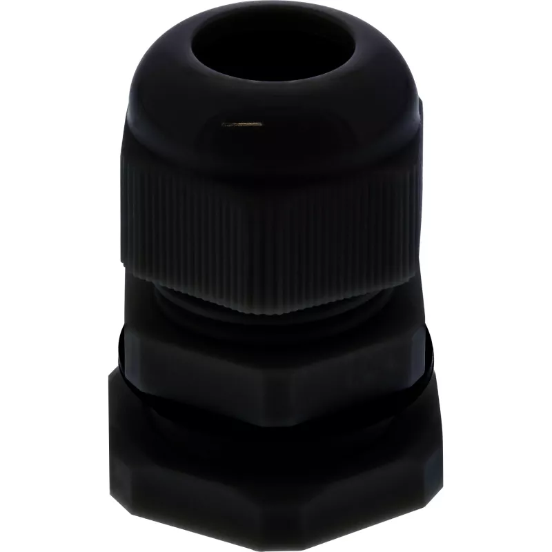 Kabelio įvadas InLine 44012B nailoninis IP68 kabeliams Ø6–12 mm, juodas, pakuotė po 10 vnt.