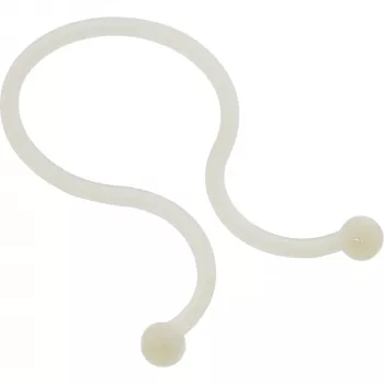 Kabelių raiščiai Twist Cable Ties InLine 14–17 mm nailoniniai balti, pakuotė 100 vnt.
