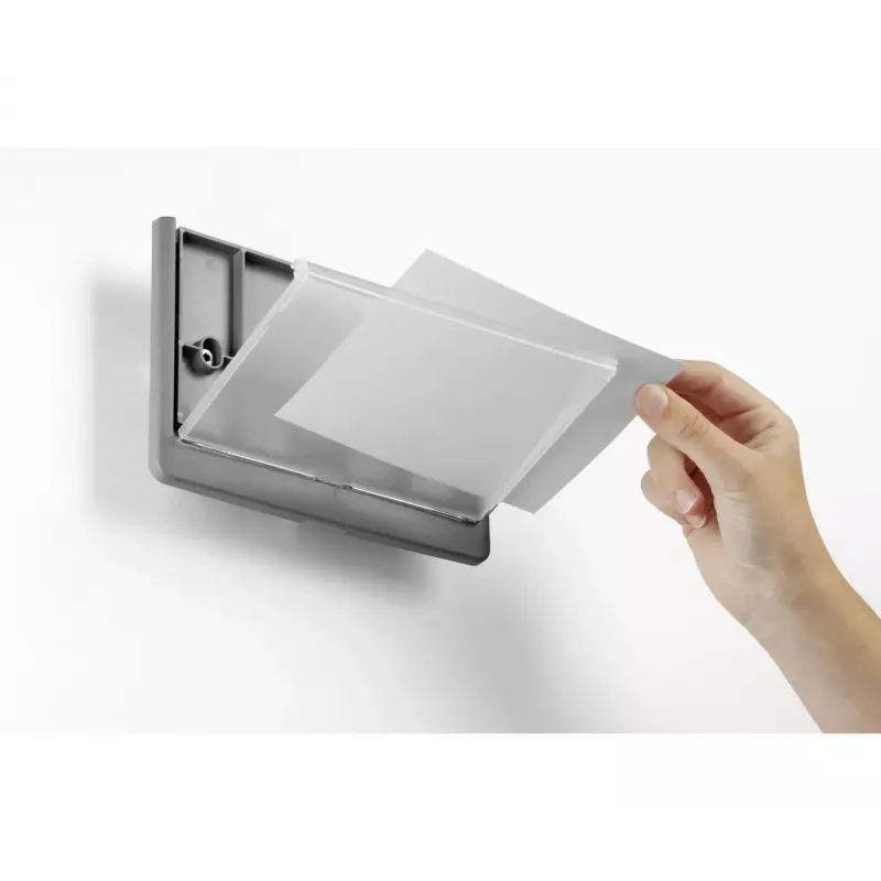 Ženklų laikiklis Durable 486637 A5 plastikinis grafitas