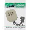 InLine TAE adapteris TAE-F kištukas / TAE NFF + RJ11 6P4C lizdai 0,2 m