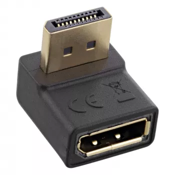 InLine DisplayPort adapteris, DisplayPort kištukas / lizdas kampu į viršų