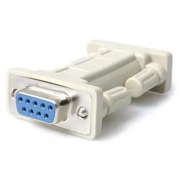 StarTech.com DB9 RS232 nuoseklusis nulinio modemo adapteris - F/F, DB-9, DB-9, Baltas