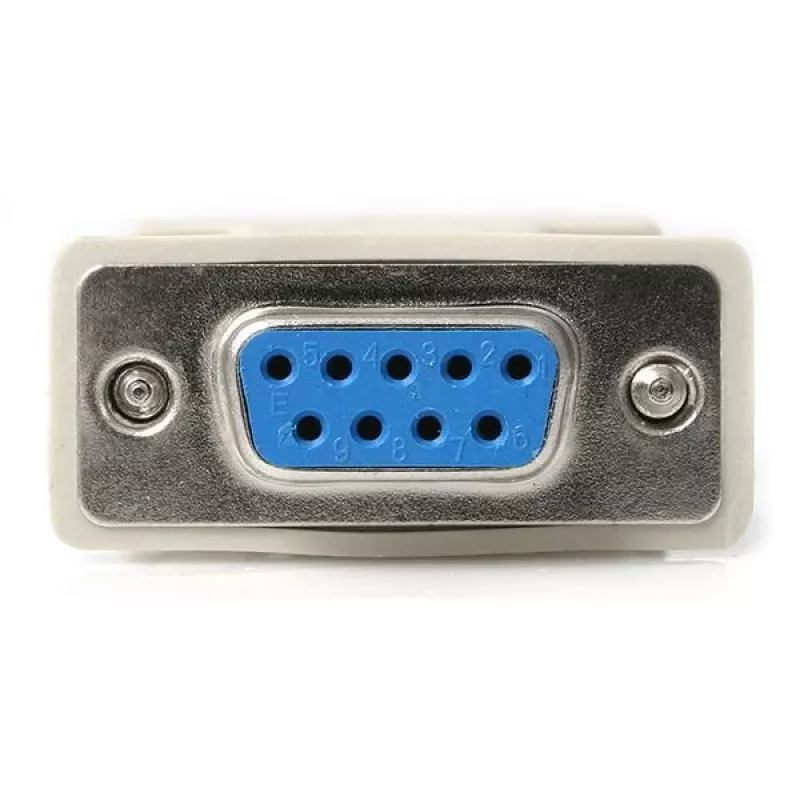 StarTech.com DB9 RS232 nuoseklusis nulinio modemo adapteris - F/F, DB-9, DB-9, Baltas