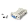 StarTech.com DB9 RS232 nuoseklusis nulinio modemo adapteris - F/F, DB-9, DB-9, Baltas