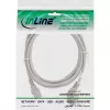 InLine maitinimo laidas, CEE 7/7 kampuotas / 3 kontaktų IEC C13 kištukas, pilkas, 2 m