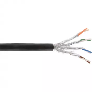 InLine Outdoor Install. laidas S/FTP PiMF Cat.7a AWG 23 varis 1200 MHz PE, 300m