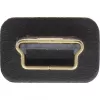 InLine USB 2.0 plokščias laidas USB A tipas (vyriškas) / Mini-B 5 kontaktų (vyriškas) juodas/auksinis 5 m