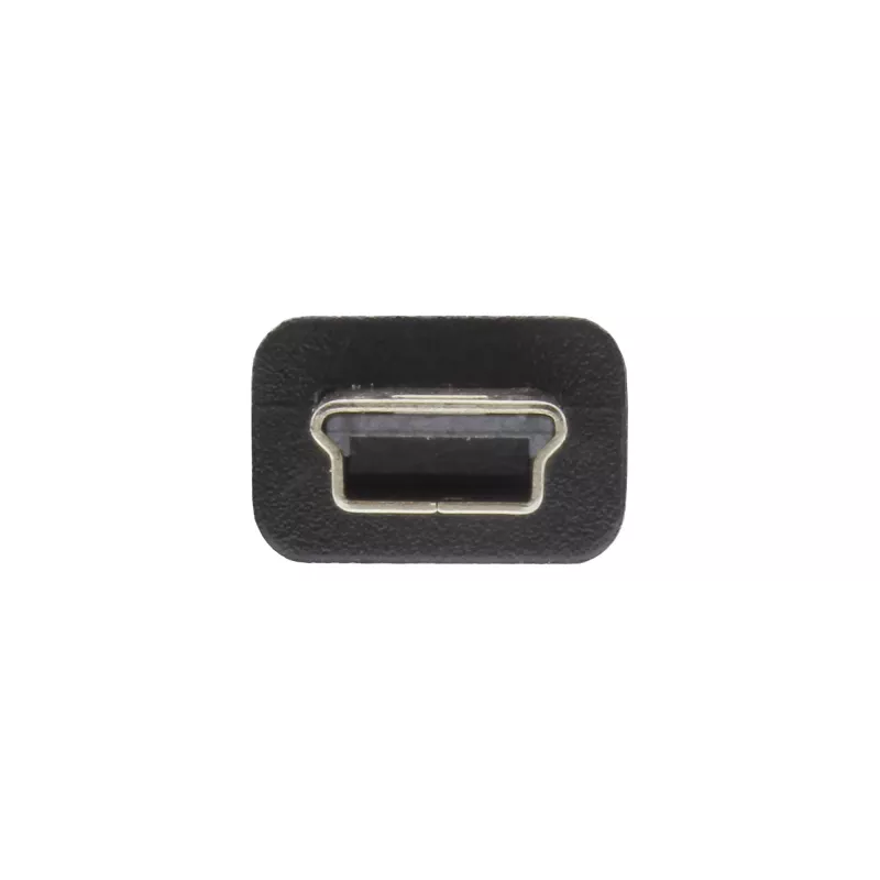 InLine USB 2.0 Mini laidas USB Type A kištukas / Mini B kištukas, 5 kontaktų, juodas, 0,5 m