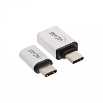 USB-C adapterių rinkinys InLine 35809 USB-C (M) į Micro-USB (F) ir USB 3.0 A (F)