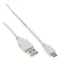 InLine Micro USB 2.0 laidas USB A kištukas / Micro-B kištukas, baltas, 1,5 m