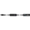 InLine USB 3.2 Gen.1 aktyvus kartotinis laidas, A tipas kištukas / lizdas, juodas, 15 m