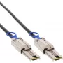 InLine SAS kabelis, Mini-SAS 26 kontaktų SFF-8088 prie Mini-SAS 26 kontaktų SFF-8088, 2 m