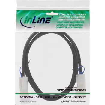 InLine SAS kabelis, Mini-SAS 26 kontaktų SFF-8088 prie Mini-SAS 26 kontaktų SFF-8088, 2 m