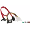 InLine HDD/SSD montavimo rėmelis su SATA ir maitinimo kabeliu, kampuotais, su varžtais