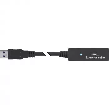 InLine USB 3.2 Gen.1 aktyvus ilgintuvas, USB-A kištukas į USB-C lizdą, 5 m