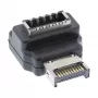 InLine USB 3.2 adapteris vidinis, priekinio skydelio USB-E kištukas į USB-E lizdą 90°