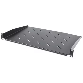 Intellinet 19 colių konsolinė lentyna, 1U, gylis 350 mm, ventiliuojama, maks. 25 kg, juoda, trejų metų garantija