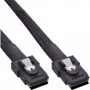 InLine SAS kabelis vidinis Mini-SAS SFF-8087 į Mini-SAS SFF-8087, su šoniniu ryšiu, 0,75 m