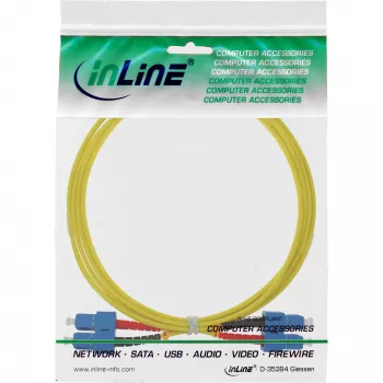 InLine Fiber Optic Duplex laidas SC/SC 9/125µm OS2 1m