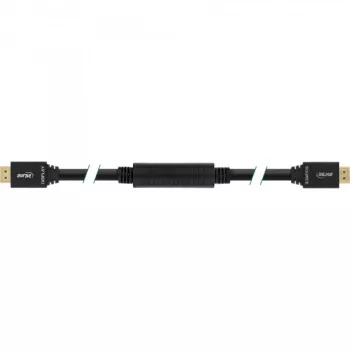 InLine aktyvus HDMI kabelis High Speed su Ethernet, M/M, juodas, auksuoti kontaktai, 30m