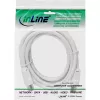 InLine antenos laidas 2x ekranuotas itin maži nuostoliai >75 dB baltas 7 m