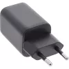 InLine USB maitinimo šaltinis, įkroviklis, USB-A + USB Type-C, 33W, PD + QC