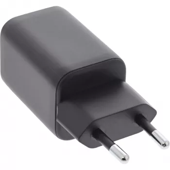 InLine USB maitinimo šaltinis, įkroviklis, USB-A + USB Type-C, 33W, PD + QC