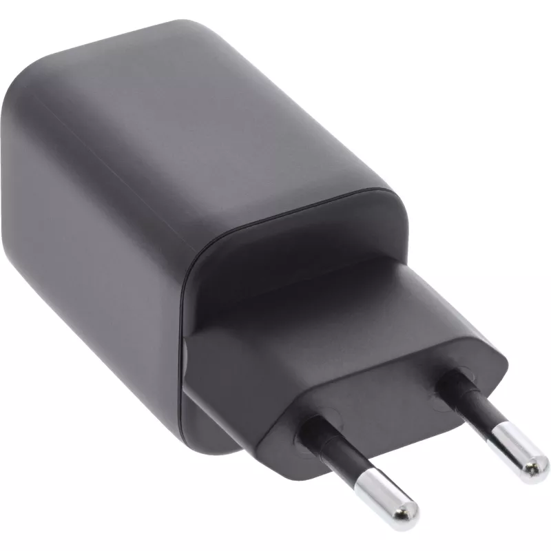 InLine USB maitinimo šaltinis, įkroviklis, USB-A + USB Type-C, 33W, PD + QC
