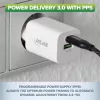 InLine USB maitinimo šaltinis, įkroviklis, USB-A + USB Type-C, 33W, PD + QC