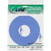 Flat patch kabelis InLine 71800B RJ-45 Cat.6A 10m mėlynas