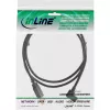 InLine Micro USB 2.0 laidas USB A (vyriškas) / Micro-B (vyriškas), kampuotas, juodas, 2 m