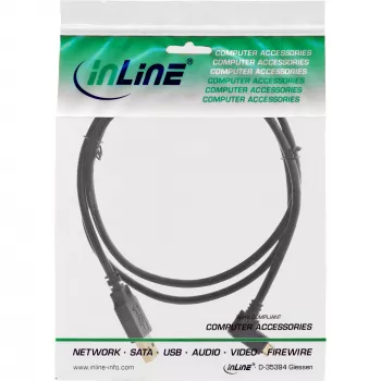 InLine Micro USB 2.0 laidas USB A (vyriškas) / Micro-B (vyriškas, kampuotas), juodas, 1,5 m