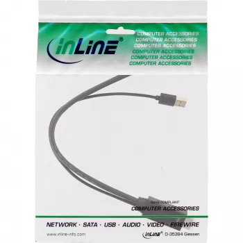InLine HDMI (M) į DisplayPort (M) keitiklio laidas, 4K, juodas/auksinis, 0,3 m