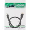 InLine HDMI kabelis, High Speed HDMI, M/M, juodas, auksuoti kontaktai, 20 m
