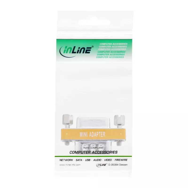 InLine Null Modem Adapter DB9 Kištukas / Lizdas