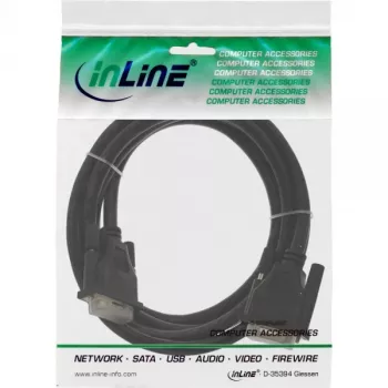 InLine DVI-D laidas 24+1 kištukas / kištukas Dual Link 5 m